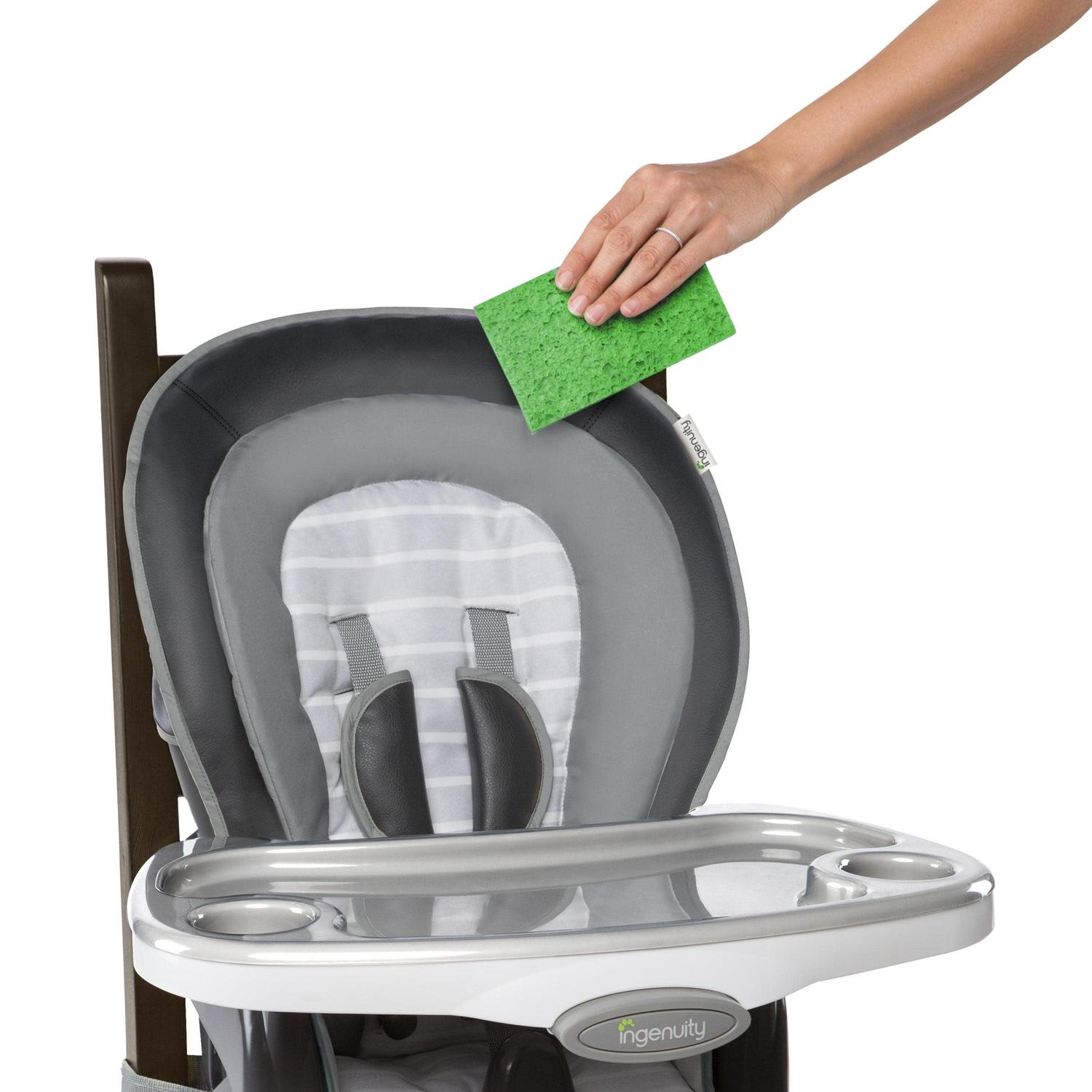 Ingenuity Boutique Collection 3-in-1 Wood High Chair - Bella Teddy - Image 4