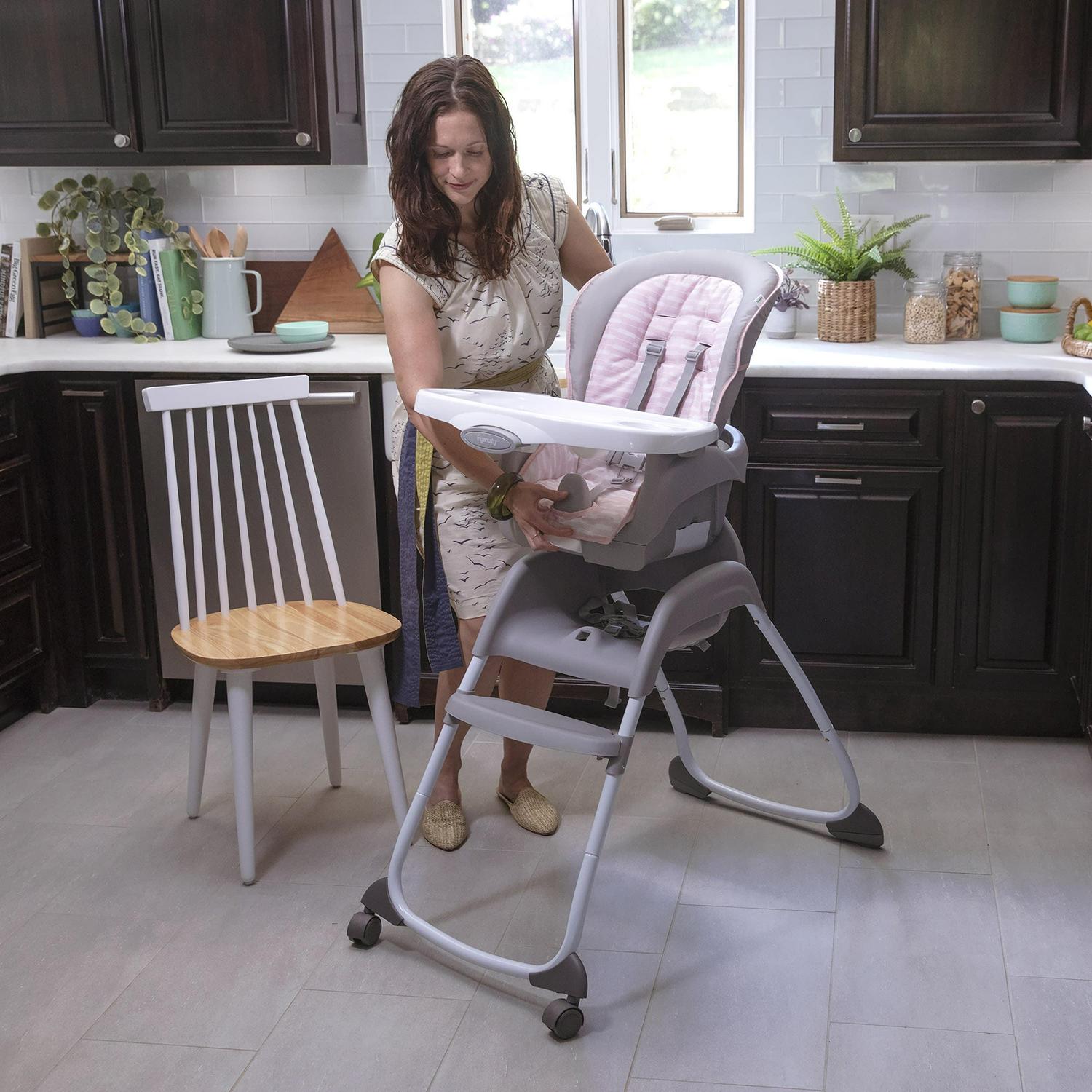 Ingenuity Trio 3-in-1 Convertible High Chair, Toddler Chair, Booster Seat - Flora The Unicorn - Image 10