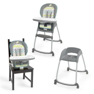 Ingenuity Trio 3-in-1 High Chair, Toddler Chair, and Booster, Ages 6 Months and Up, Unisex - Ridgedale