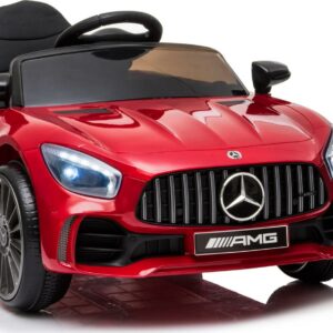 Inolait 12V Mercedes Benz Licensed Kids Ride on Car Motorized Vehicle With MP3, Red