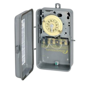 Intermatic Indoor and Outdoor Mechanical Timer Switch 208-277 volt Gray