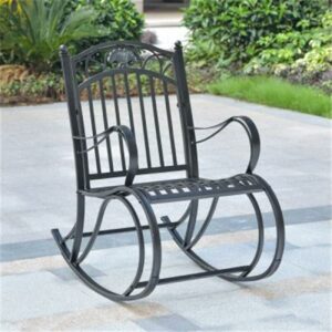 Segovia Iron Porch Rocker