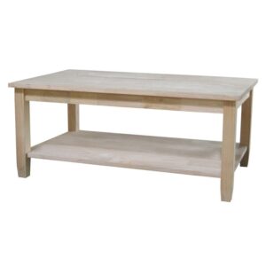 Solano Coffee Table Unfinished