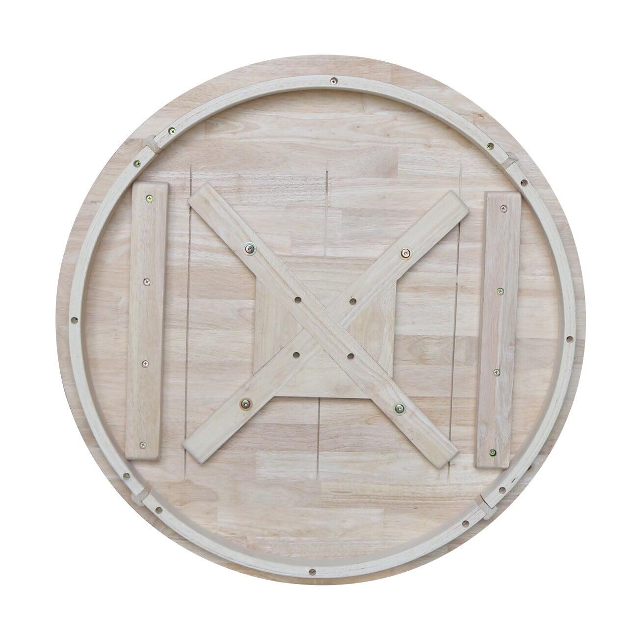 30" Round Top Pedestal Table, 34.9"H - Image 4