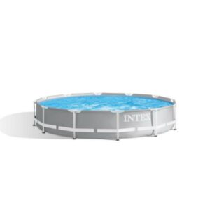 Intex 12' x 30" Prism Frame Premium Round Swimming Pool Set