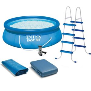 Intex 15' x 48" Easy Set Swimming Pool Kit w/ 1000 GPH GFCI Filter Pump 26167EH