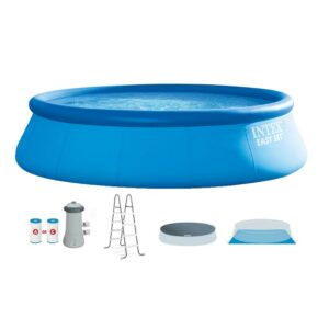 INTEX Easy Set 15ft x 48in Inflatable Pool Set - Filter Pump & Accessories