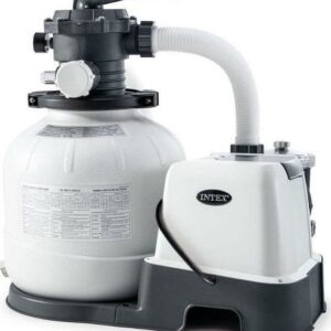 Intex 1600 GPH Saltwater System & Sand Filter Pump Set for Above Ground Pools