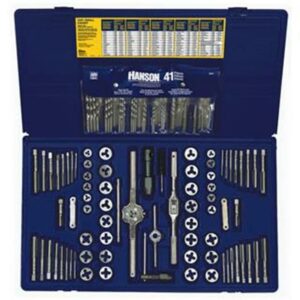 Irwin Tools 26377 117-Piece Deluxe Tap and Die Set, Hanson Machine Screw/Fractional/Metric Tap and Hex Die and Drill Bit