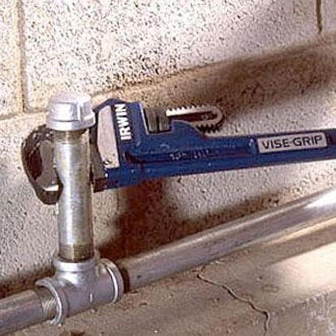 Vise Grip 48 in. Cast Iron Pipe Wrench with 6 in. Jaw Capaci - Image 6