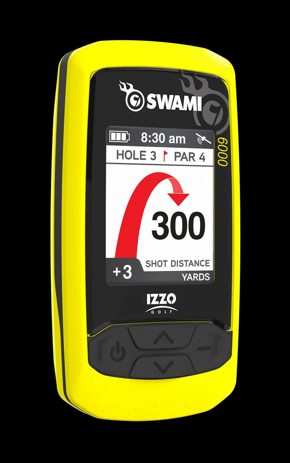 IZZO Swami 6000i Handheld Golf GPS Water-Resistant Color Display & Scorekeeper, Blue - Image 4