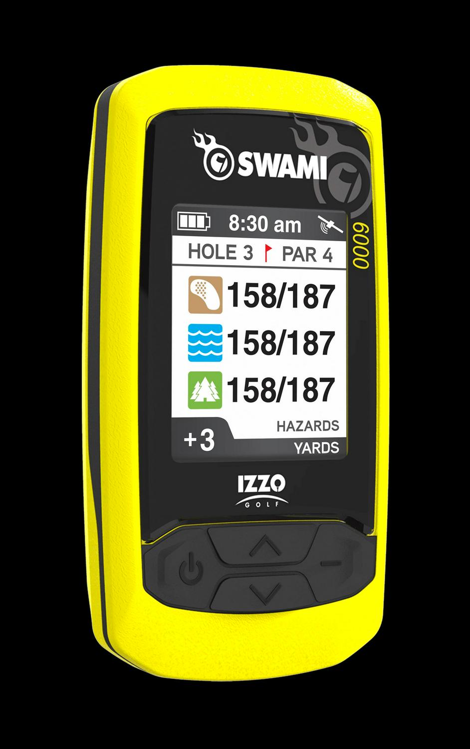 IZZO Swami 6000i Handheld Golf GPS Water-Resistant Color Display & Scorekeeper, Blue - Image 3