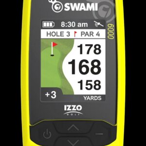 IZZO Swami 6000i Handheld Golf GPS Water-Resistant Color Display & Scorekeeper, Blue