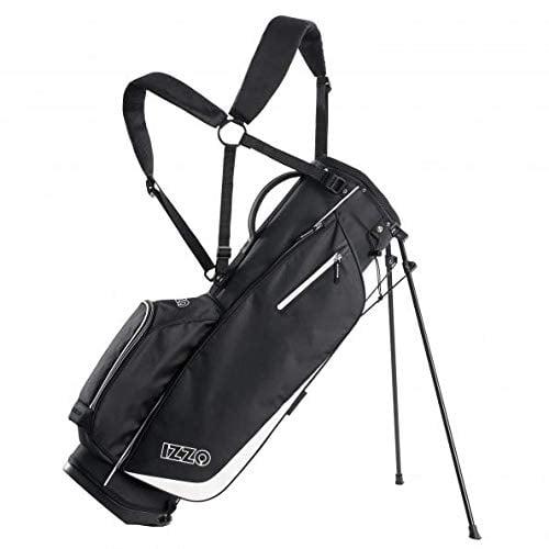 IZZO Golf Ultra-Lite Golf Stand Bag - Black, Only 3.2 lbs - Image 3