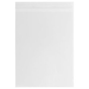 JAM Paper Cello Sleeves, 8 15/16 x 11 1/4, Clear, 1000/Carton, Peel & Seal