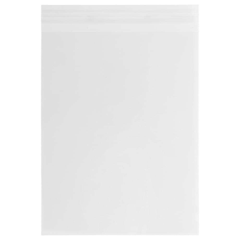 JAM Paper Cello Sleeves, 8 15/16 x 11 1/4, Clear, 1000/Carton, Peel & Seal