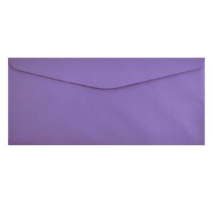 JAM Paper No. 9 Business Colored Envelopes, 3 7/8 x 8 7/8, Violet Purple, 1000/Carton