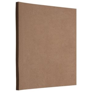 JAM Paper Recycled Paper, 8.5x11, 28lb Brown Kraft, 500/Pack