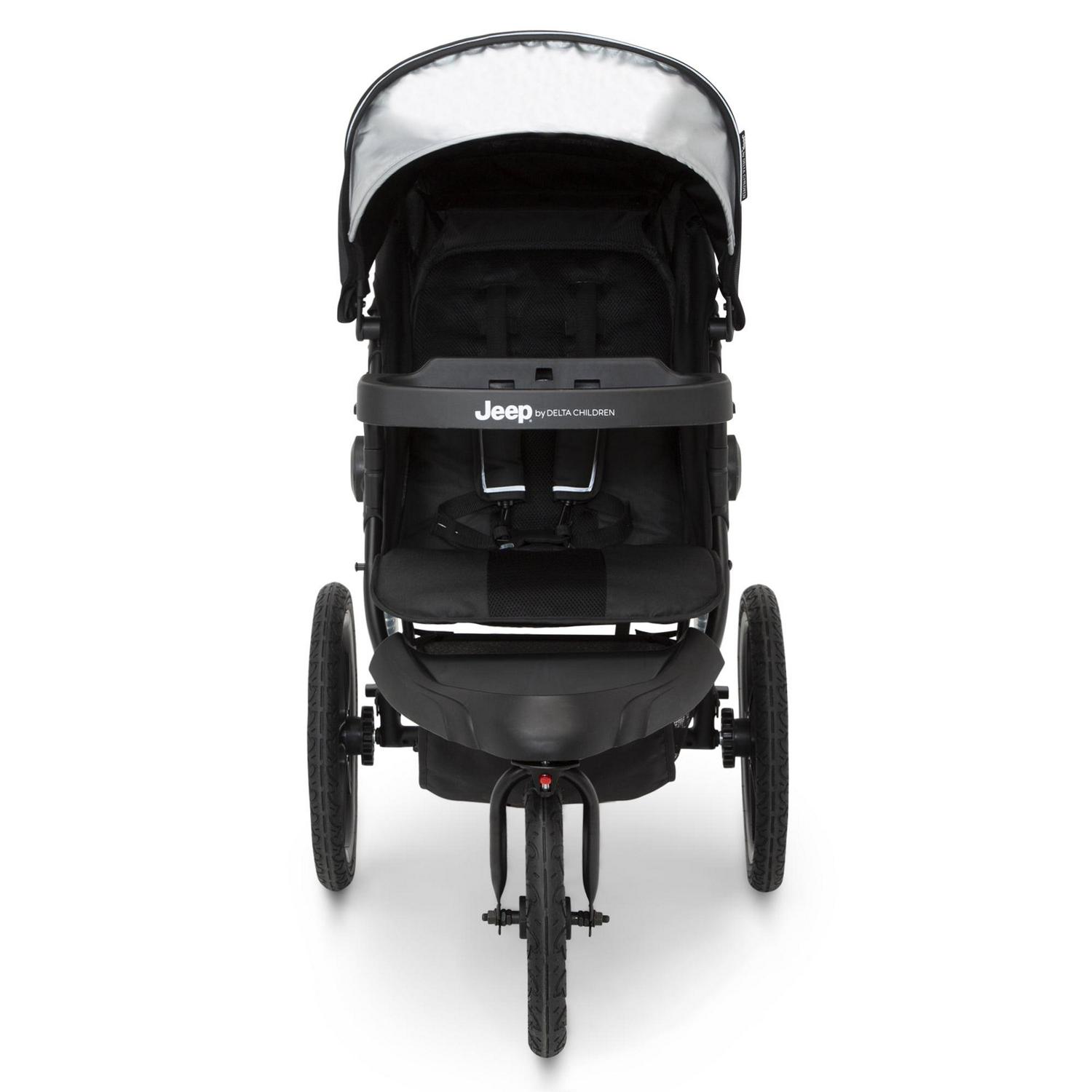 Jeep TurboGlyde Jogging Stroller by Delta Children, Black - Image 9
