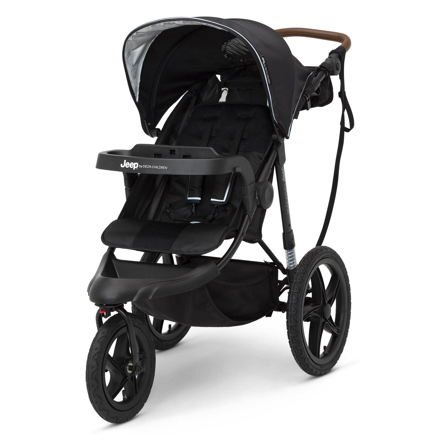 Jeep TurboGlyde Jogging Stroller by Delta Children, Black - Image 3