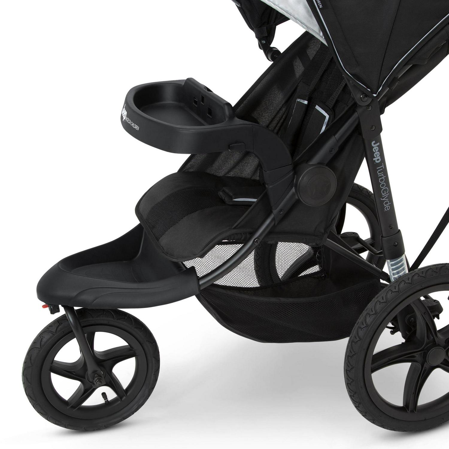 Jeep TurboGlyde Jogging Stroller by Delta Children, Black - Image 12