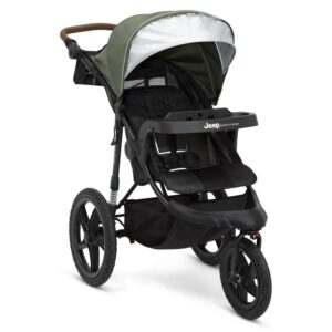 Jeep TurboGlyde Jogging Stroller by Delta Children, Olive Green