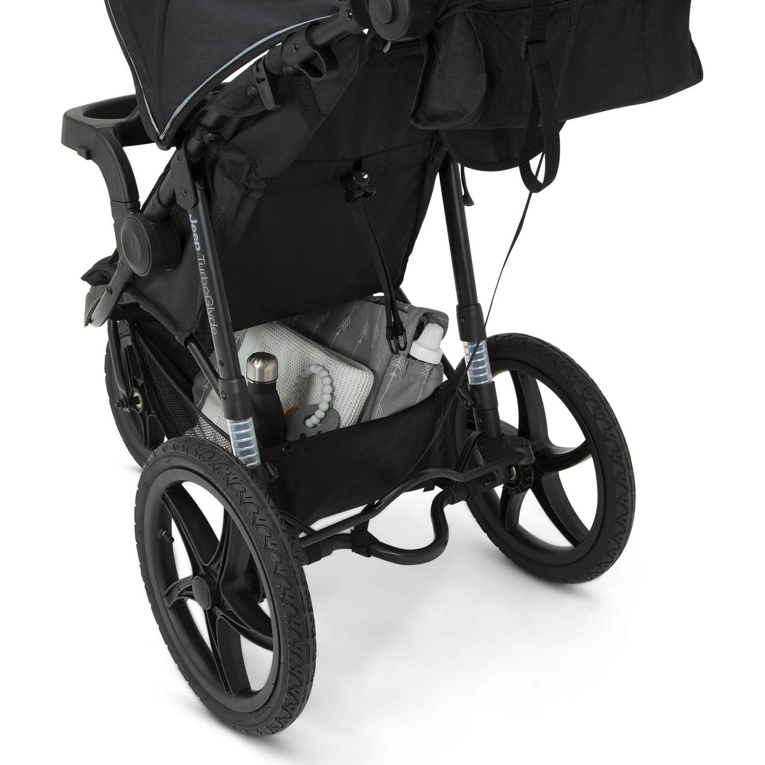 Jeep TurboGlyde Jogging Stroller by Delta Children, Black - Image 8
