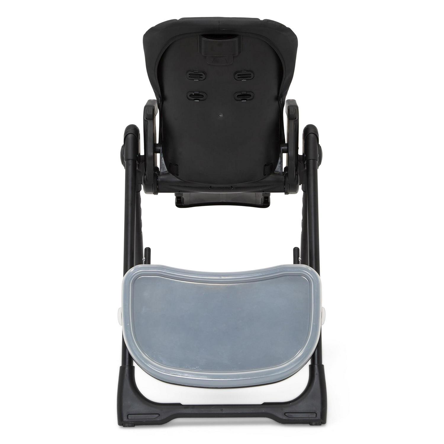 Jeep by Delta Children Classic Convertible 2-in-1 High Chair for Babies and Toddlers with Adjustable Height, Recline & Footrest - Dishwasher Safe Meal Tray, Black - Image 14