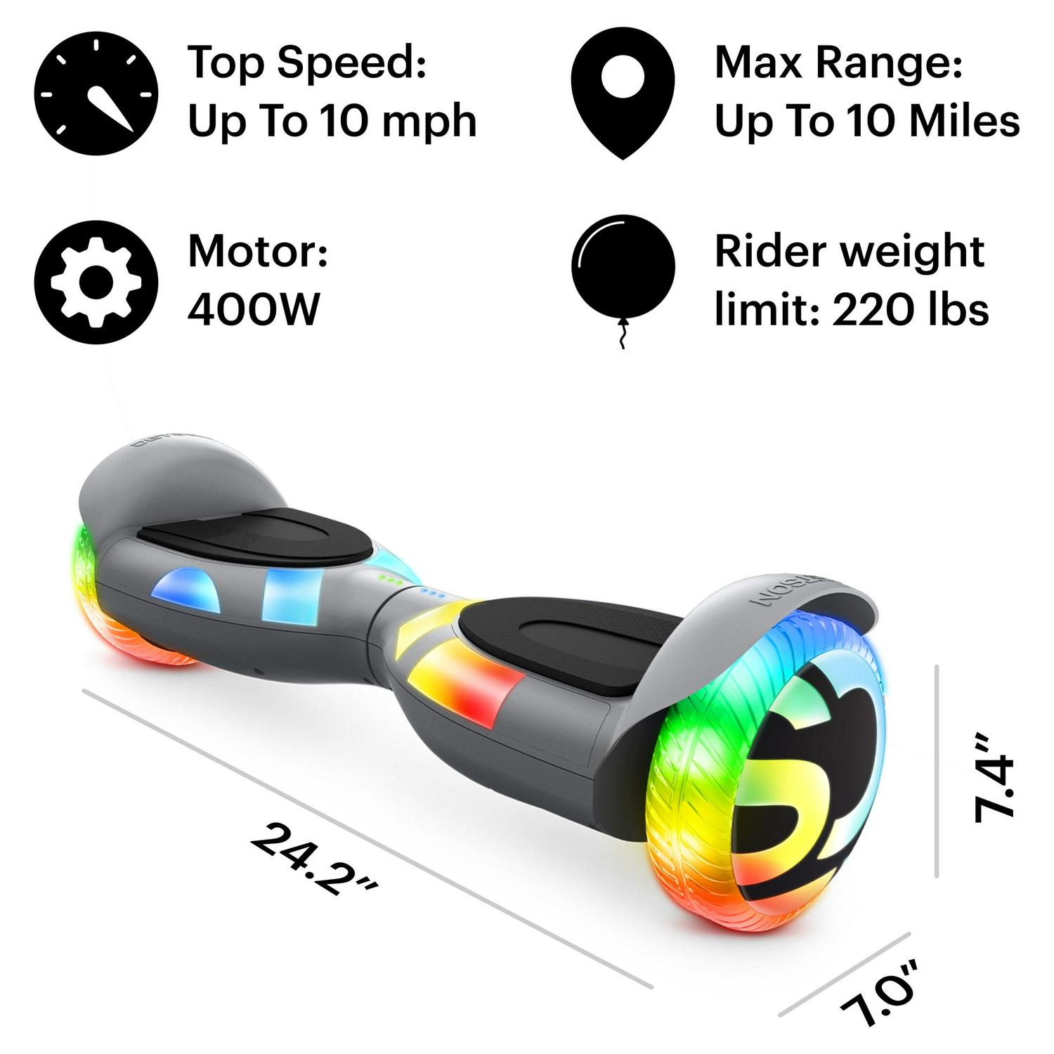 Jetson Litho X Hoverboard, Gray, 12+ - Image 3