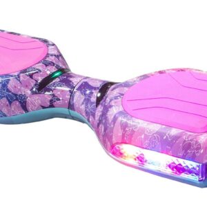 JoJo Siwa Hoverboard, Self-Balancing Scooter with Bow and Light-up Wheels, for Kids Ages 8+, Pink