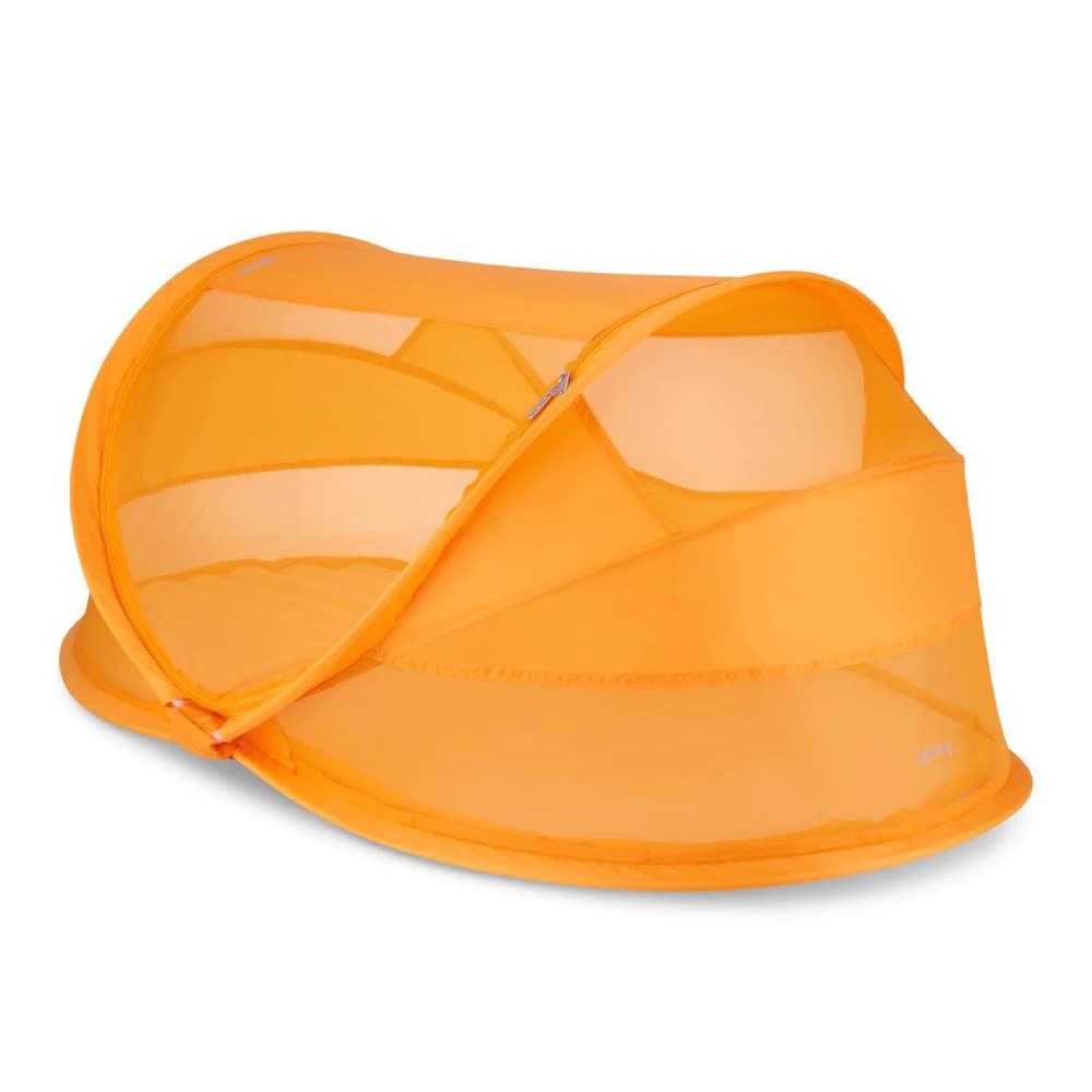 Joovy Gloo Pop Up Travel Bassinet, Self-Inflating, UPF 50, Cotton, Regular, Zinnia