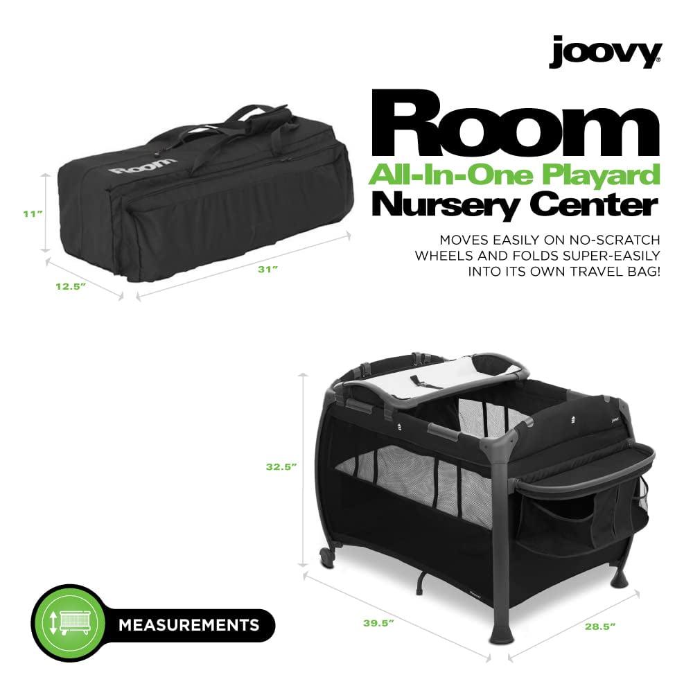 joovy Room Premium All-in-One Playard and Nursery Center - Black - Image 6