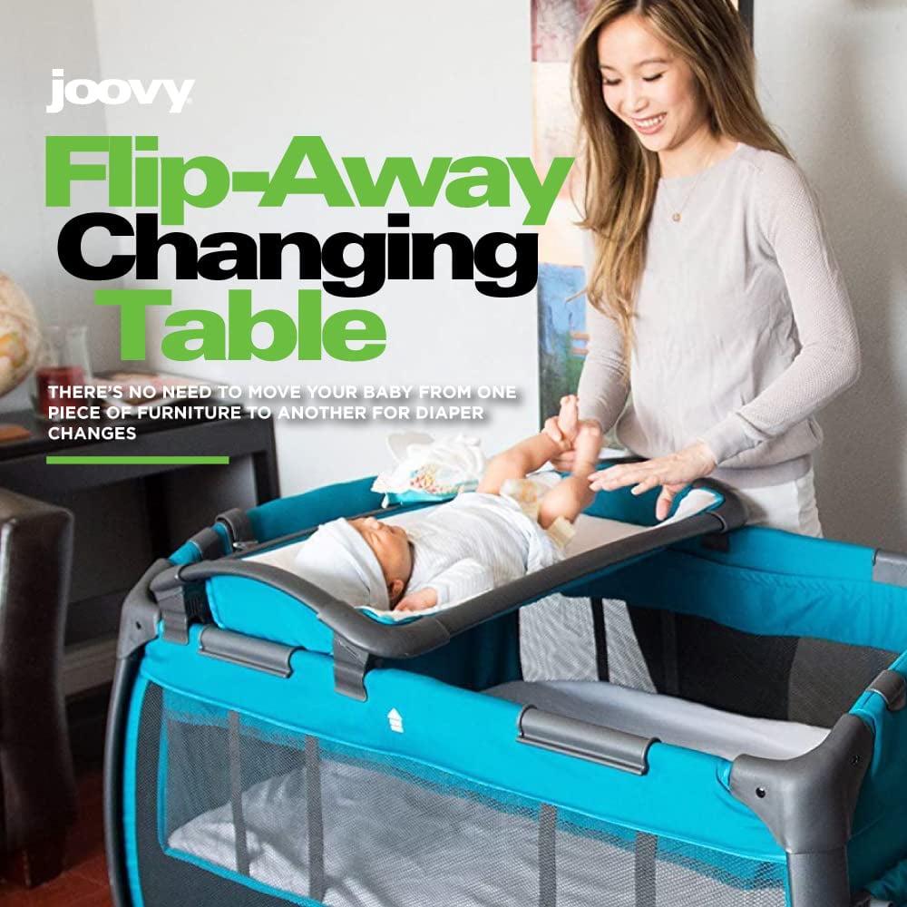 joovy Room Premium All-in-One Playard and Nursery Center - Black - Image 5