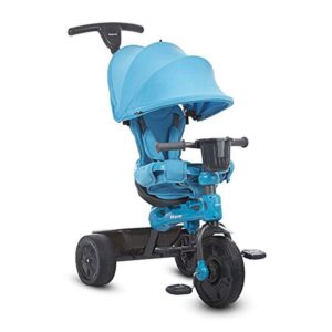 joovy Tricycoo 4-in-1 Baby Tricycle for Kids, Blue