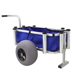 Juggernaut Storage Fishing Gear and Marine Rolling Utility Cart, Blue