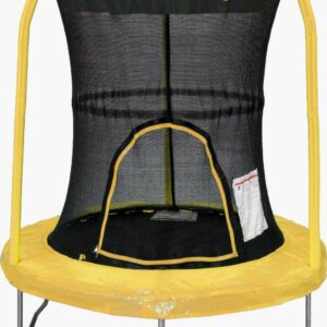 JumpKing 55-Inch Trampoline, with Safety Enclosure, Yellow