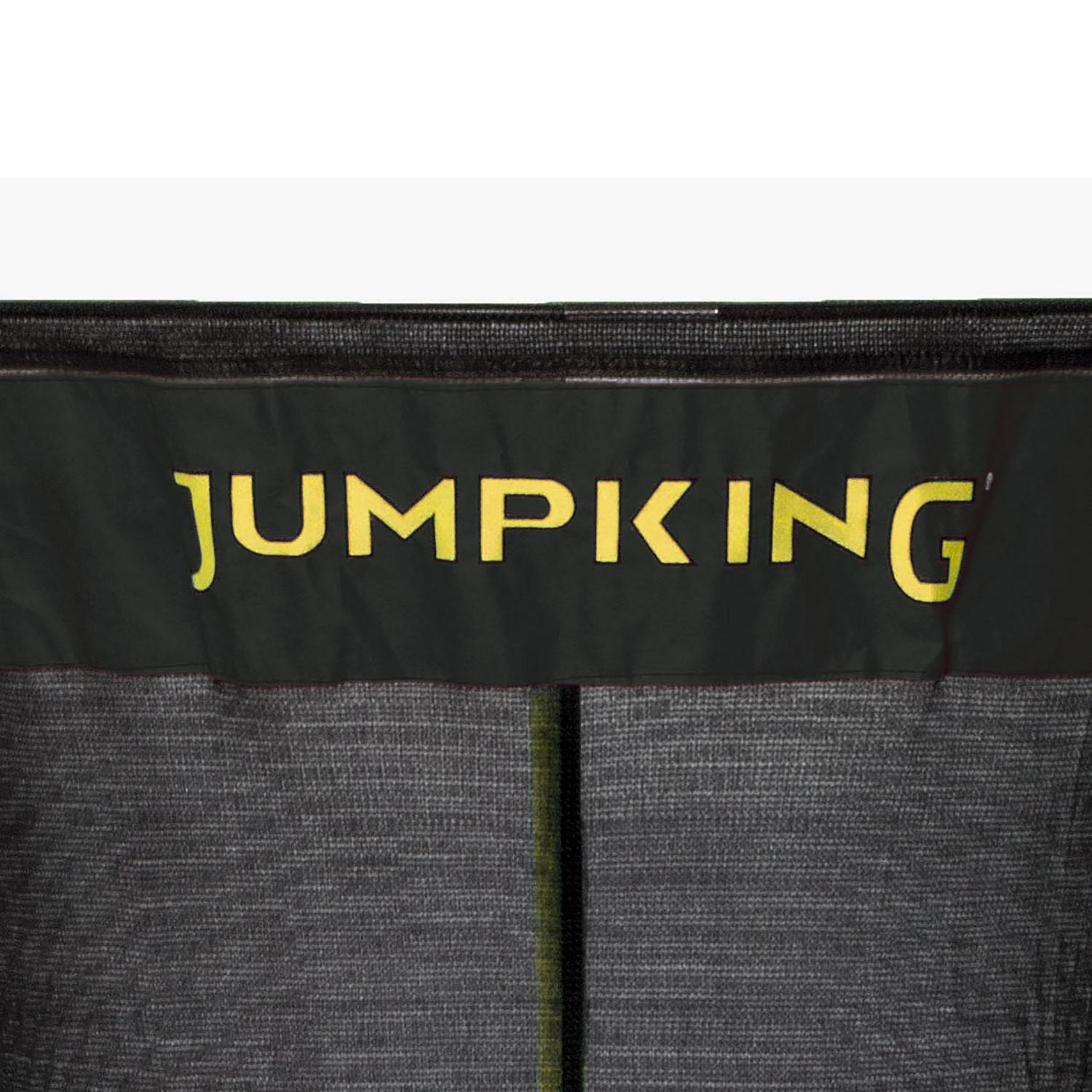 JumpKing 55-Inch Trampoline, with Safety Enclosure, Yellow - Image 5