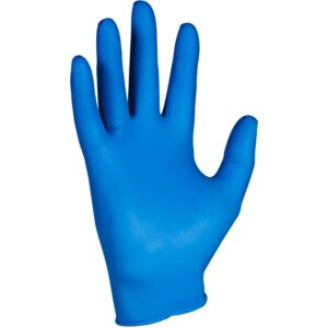 KLEENGUARD G10 Arctic Blue Nitrile Gloves (90097), Ambidextrous, Powder Free, Medium