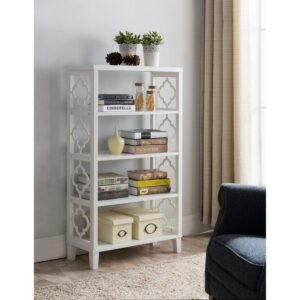 Room Designs Bookcase White Transitional Rectangle