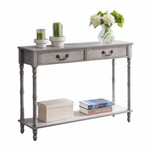 Room Designs Console Table Washed Oak Traditional Rectangle