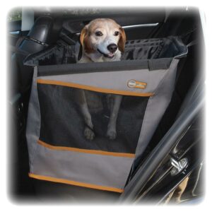 K&H Pet Products Buckle N' Go Dog Car Seat for Pets Gray Small 21 X 13 X 19 Inches