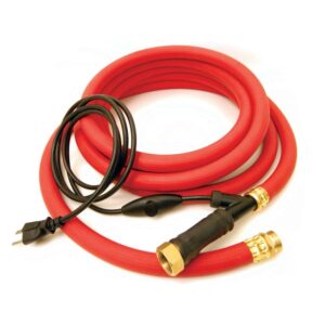 K&H Pet Products Thermo-Hose Ice Free Heated Water Hose Rubber Red 60 Feet 250 Watts