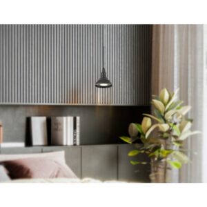 Cal Lighting Kampia Integrated LED Metal Pendant Fixture in Dark Bronze