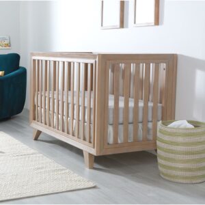 Second Story Home Wooster Crib, Almond and White