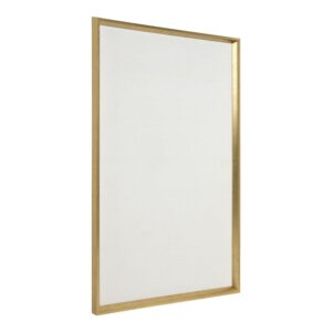 Kate and Laurel Calter Framed Linen Fabric Pinboard, 25.5 x 41.5, Gold