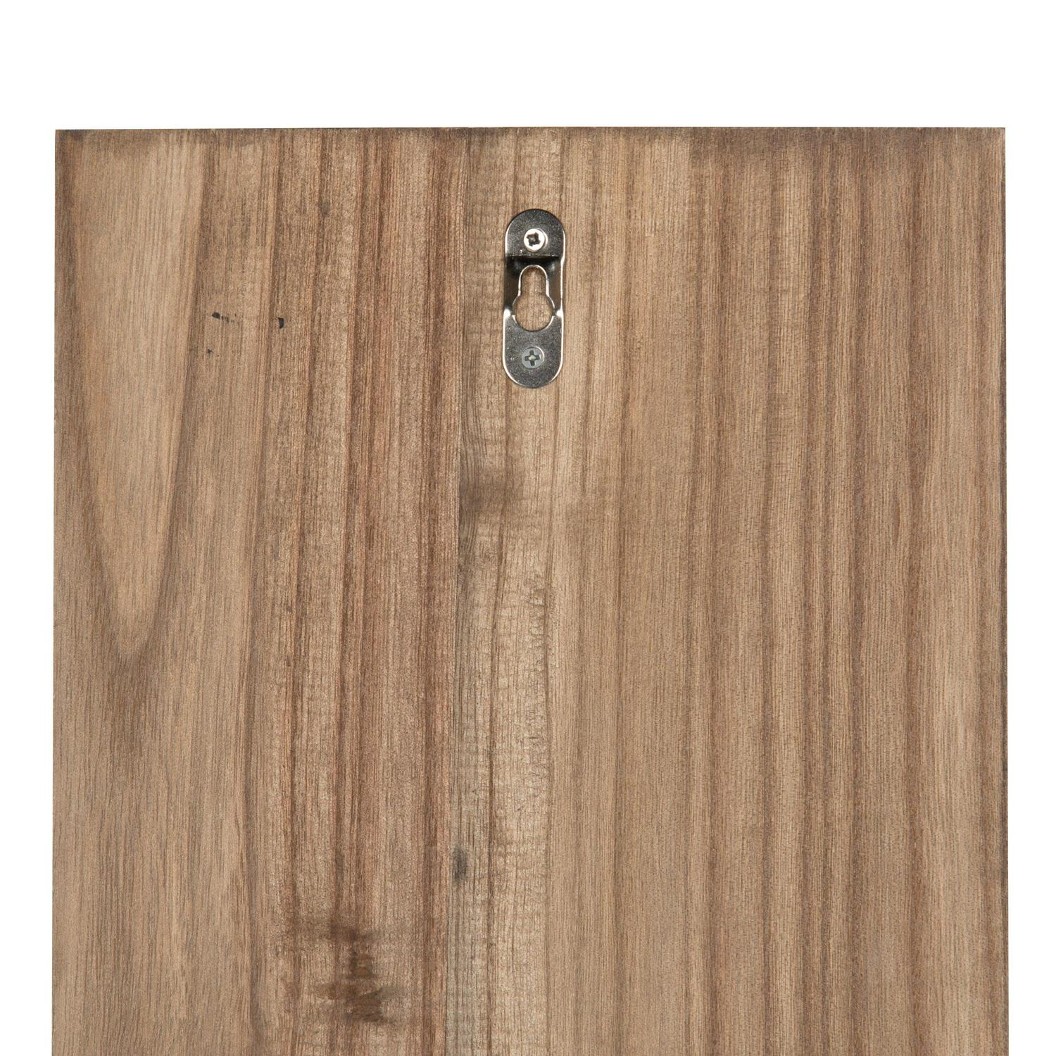 Kate and Laurel Growth Chart 6.5' Wood Wall Ruler, Rustic Brown - Image 5