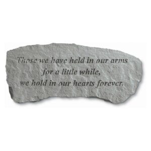 Kay Berry- Inc. 364202 Those We Have Held In Our Arms - Memorial Bench - 29 Inches x 12 Inches x 14.5 Inches