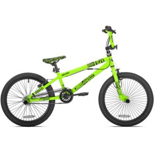Kent 20" Chaos BMX Bicycle, Fits Riders 4'2" - 5', Green, Child, Unisex