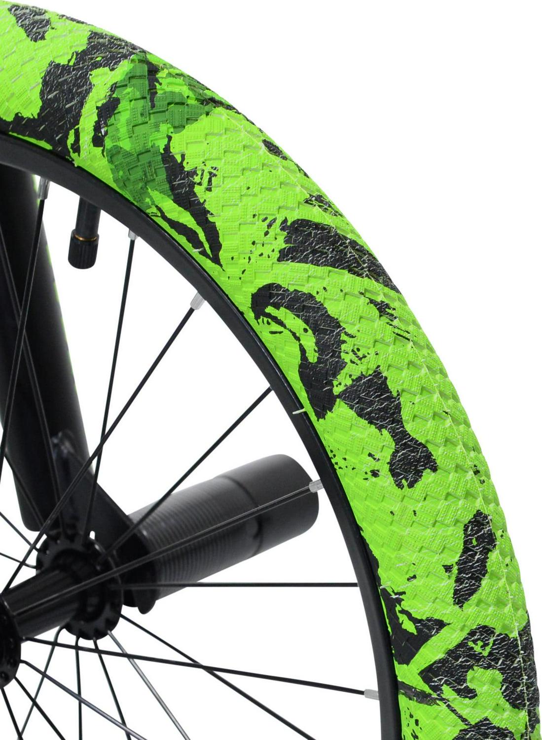 18" Kent Madd Gear BMX Child Bike, Kids Ages 6-12 Years, Black and Green - Image 13