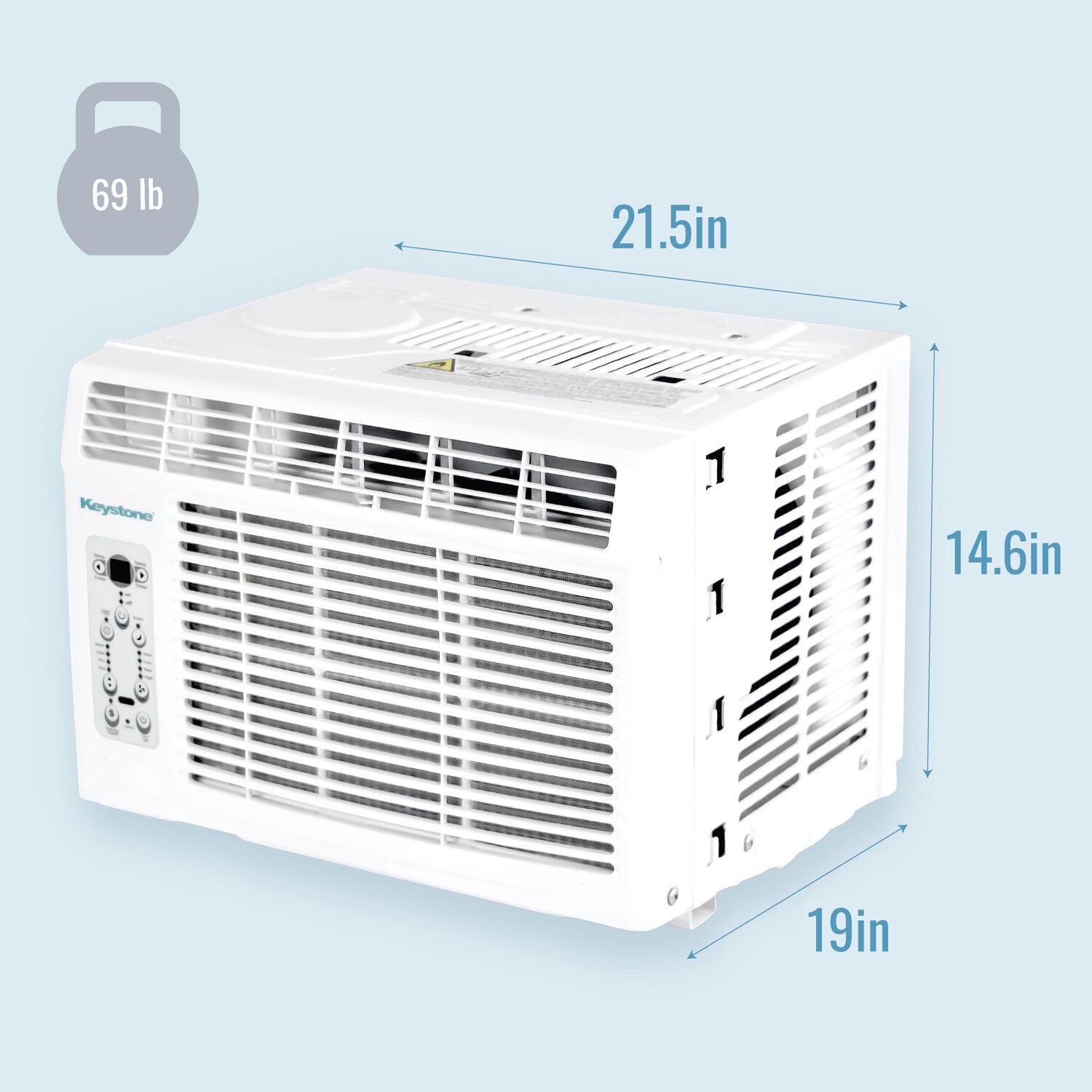 Keystone 12,000 BTU 115-volt Window Air Conditioner with Remote, White, KSTAW12BE - Image 5